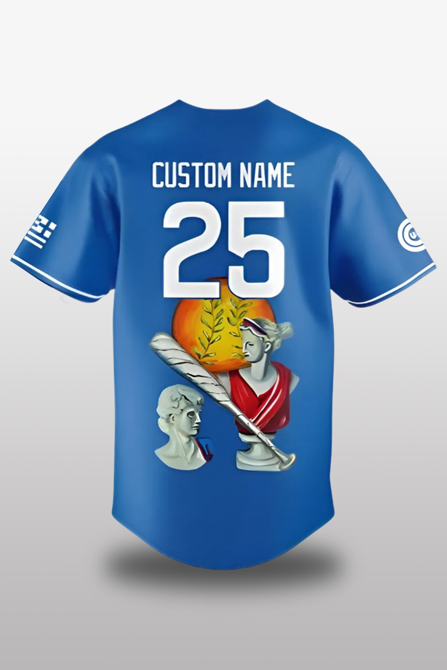 2025 Chicago Cubs Greek Heritage Giveaway Jersey1