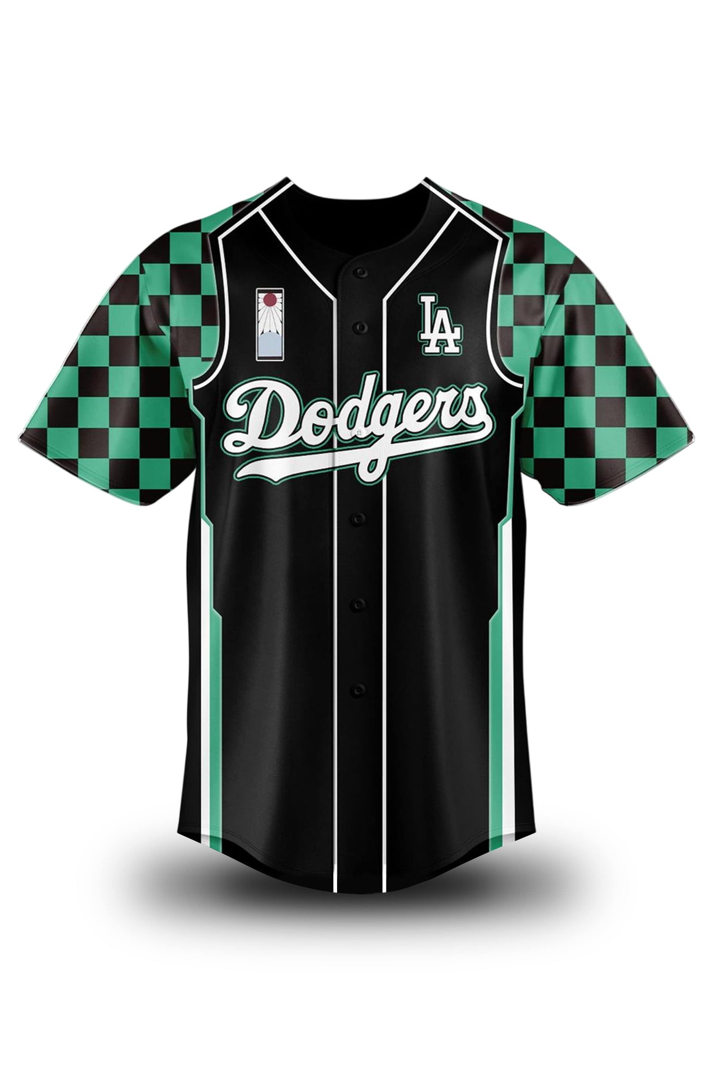 2025 Dodgers x Demon Slayer August 15 Jersey1