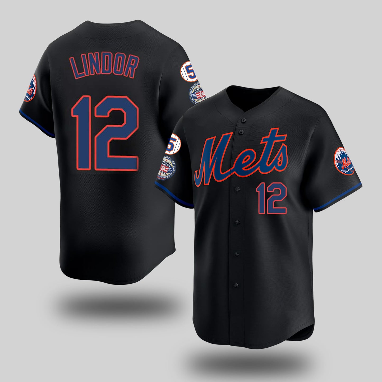 2025 New York Mets Hall Of Fame Gold Jersey1
