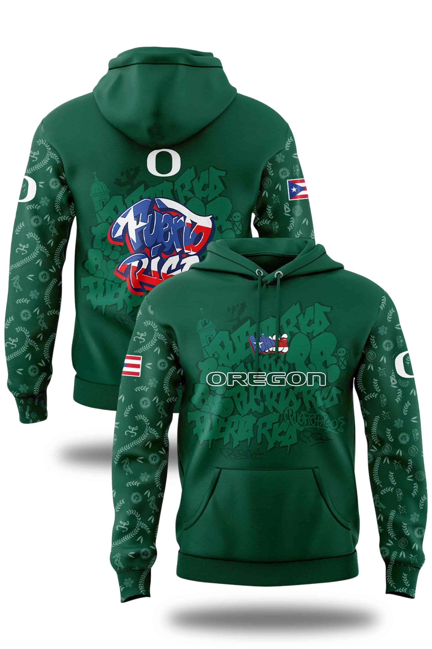 2025 Oregon Ducks Puerto Rican Heritage Shirt3