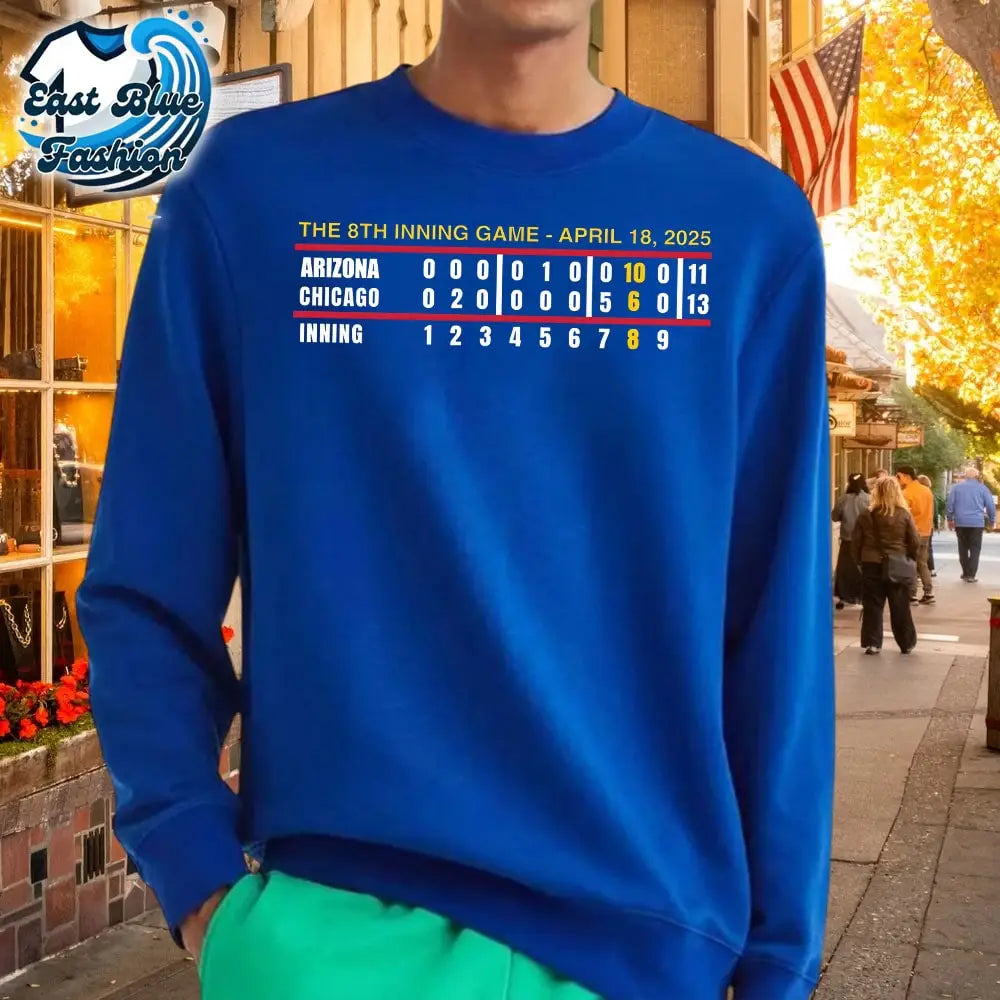 Arizona Chicago The 8th Inning Game April 18 2025 T-Shirt2