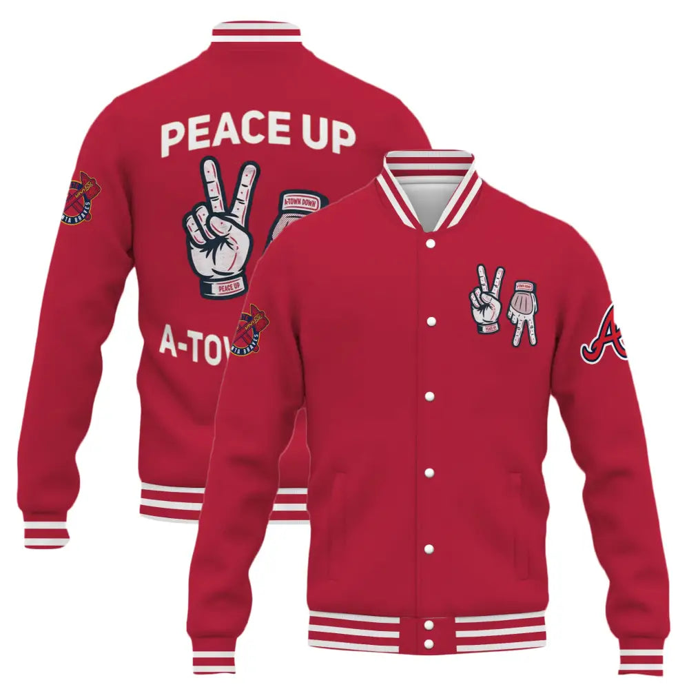 Atlanta Baseball Major League 2025 Peace Up A Town T-Shirt