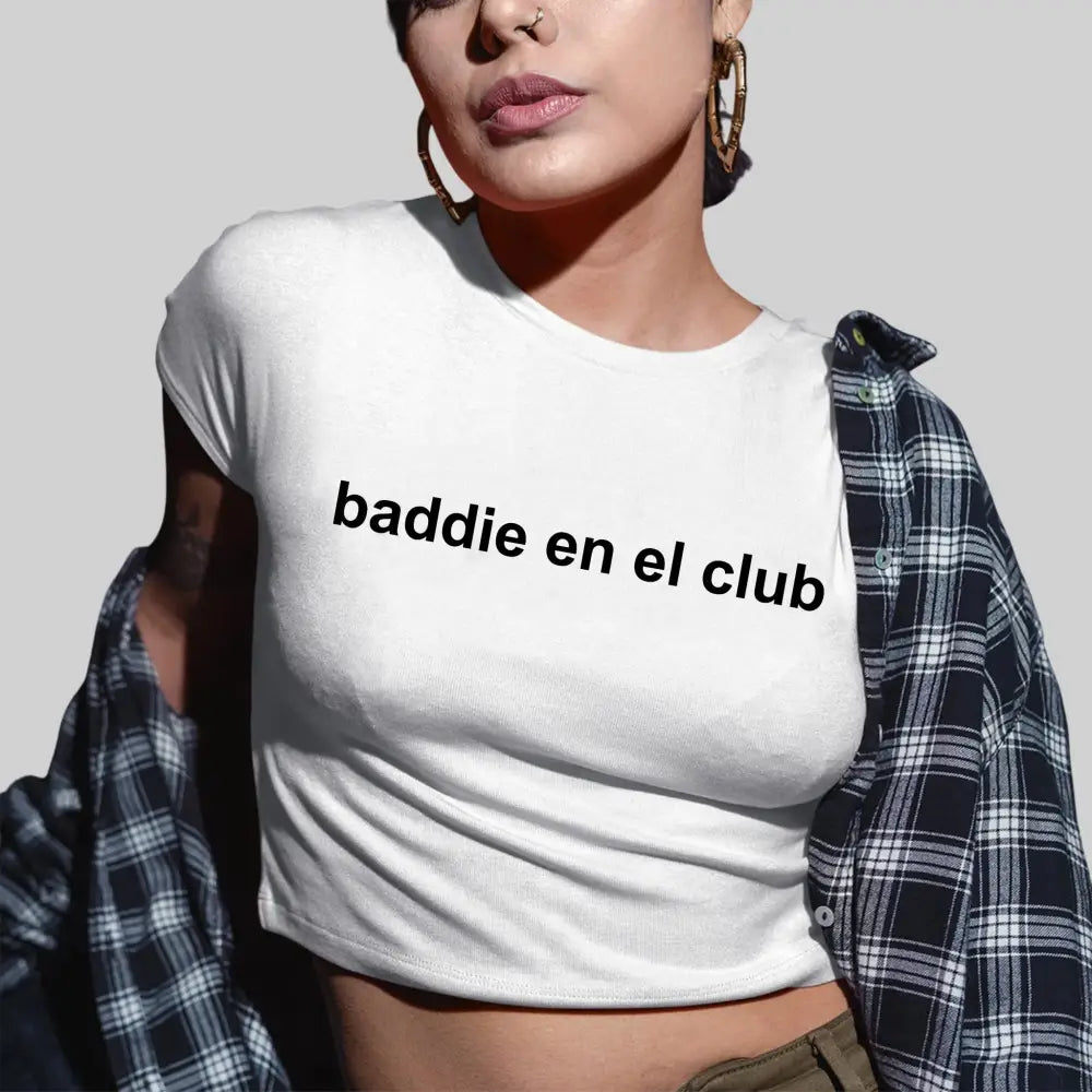 Charli Xcx Baddie En El Club Crop Top Shirt