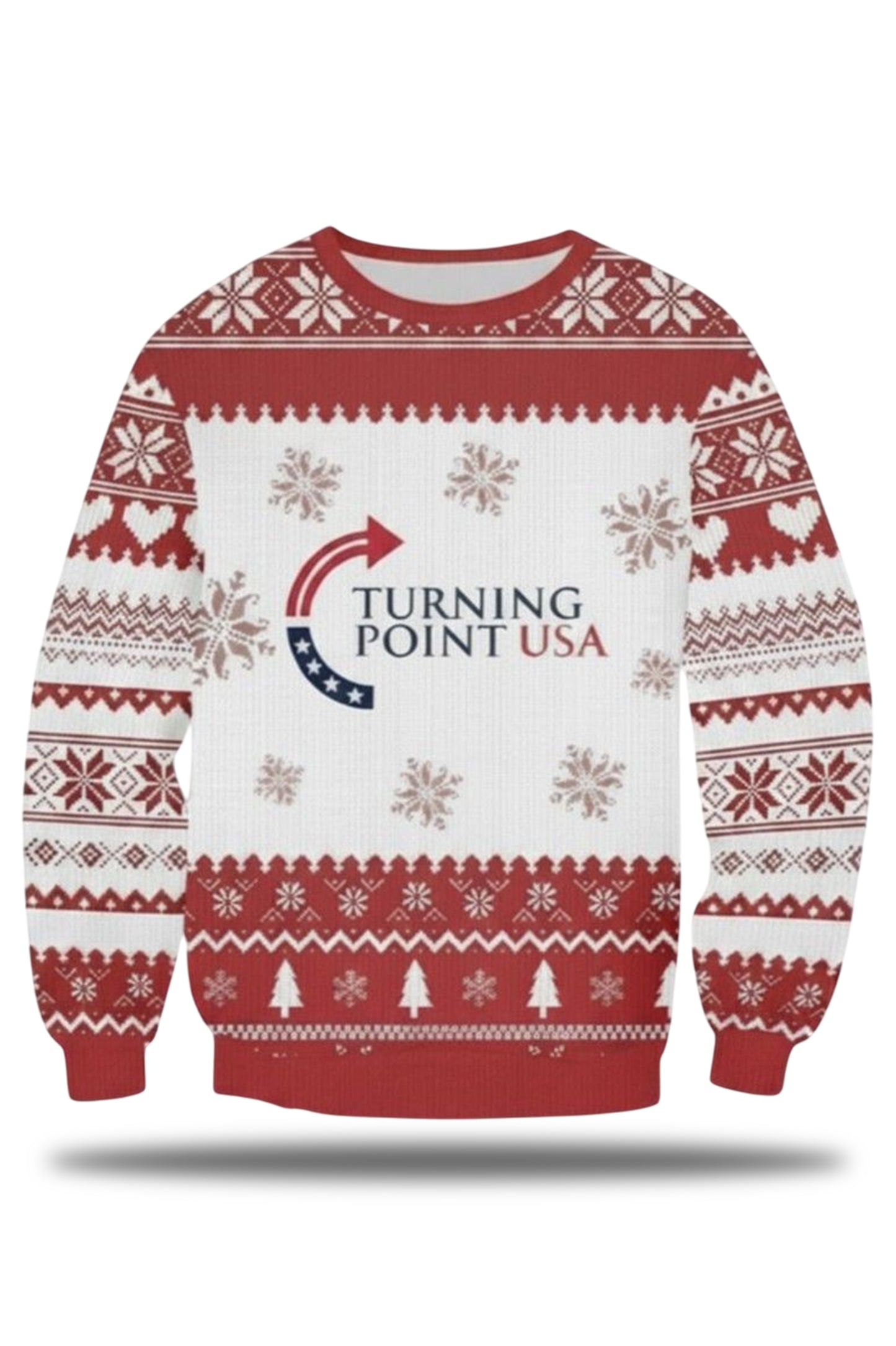 Charlie Kirk Turning Point USA Ugly Sweater1