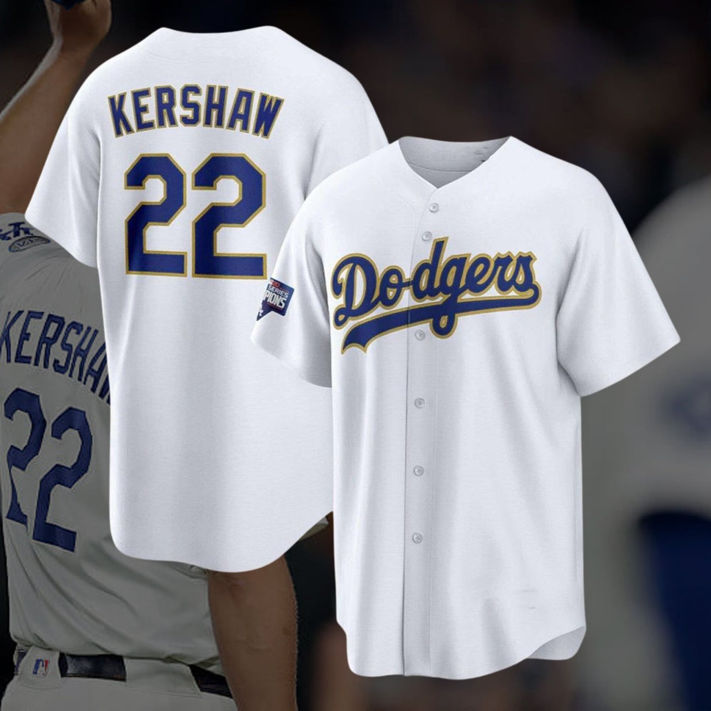 Clay Kershaw 2025 Dodgers Jersey