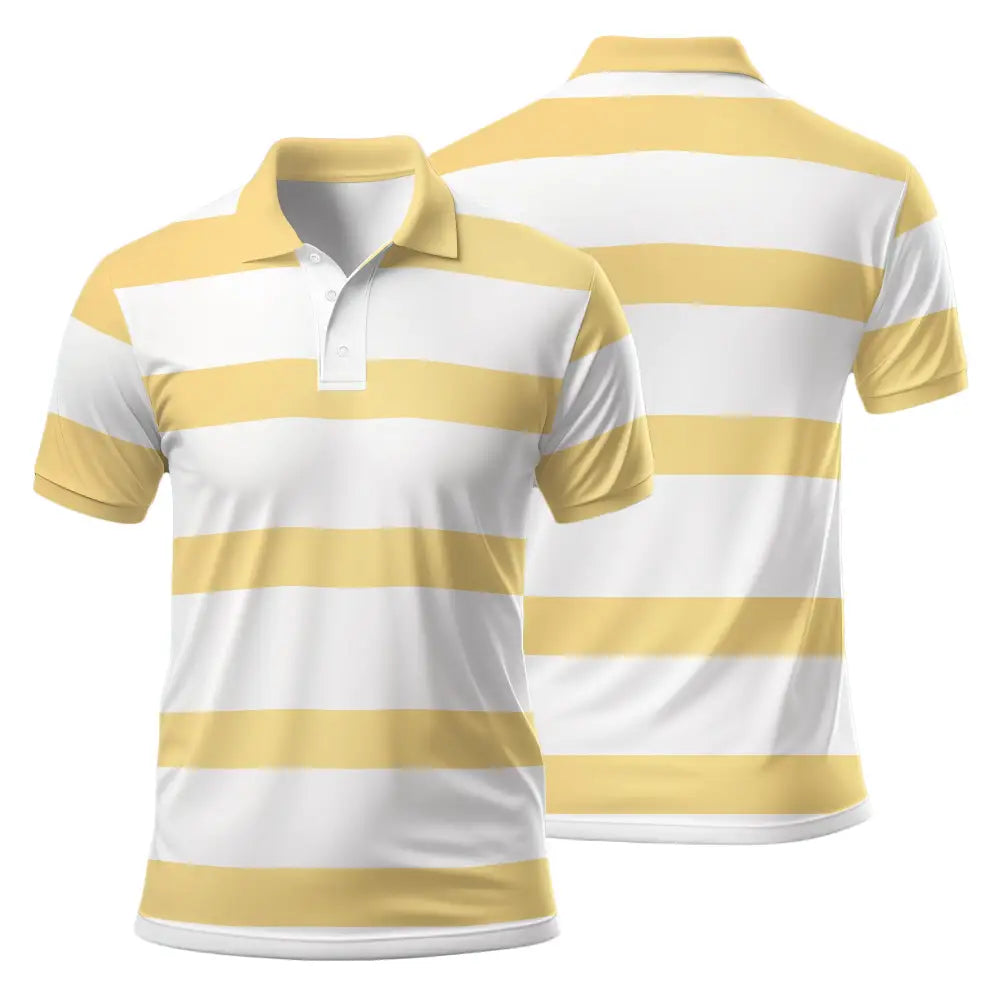 David Duval 1995 Stripe Polo Neck T-Shirt3