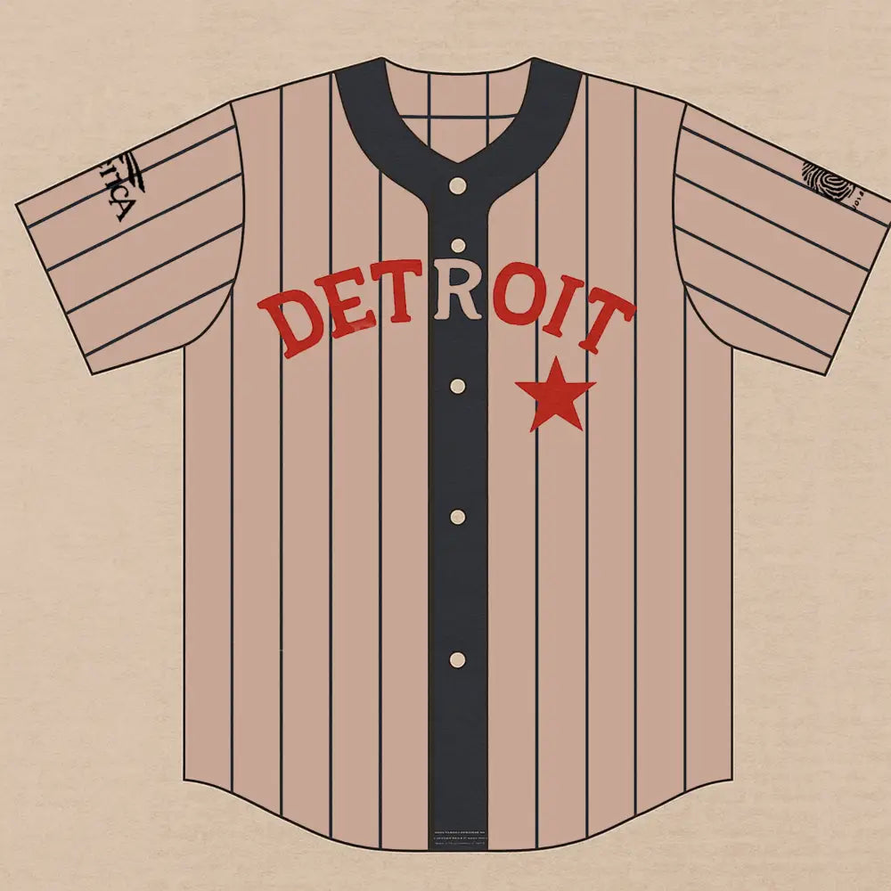 Detroit 1919 Randall Yarborough Giveaway Baseball Jersey1