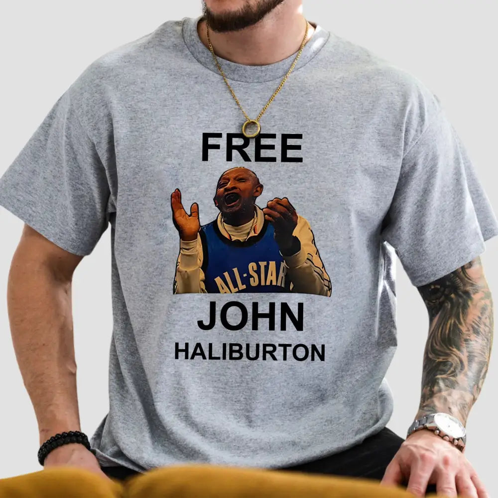 Free John Haliburton 2025 Playoffs Shirt2