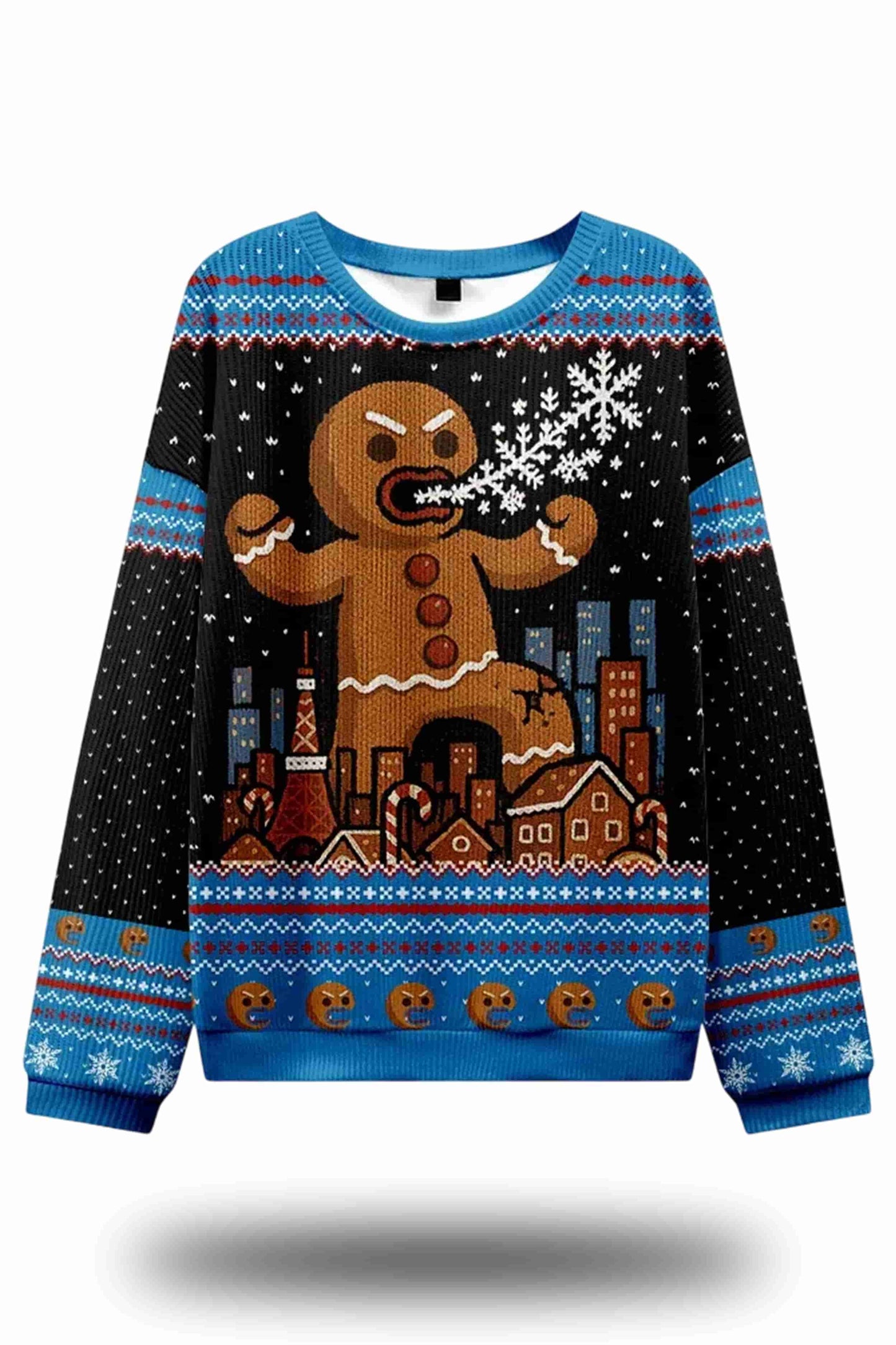 Gingerbread Monster Christmas Ugly Sweatshirt1