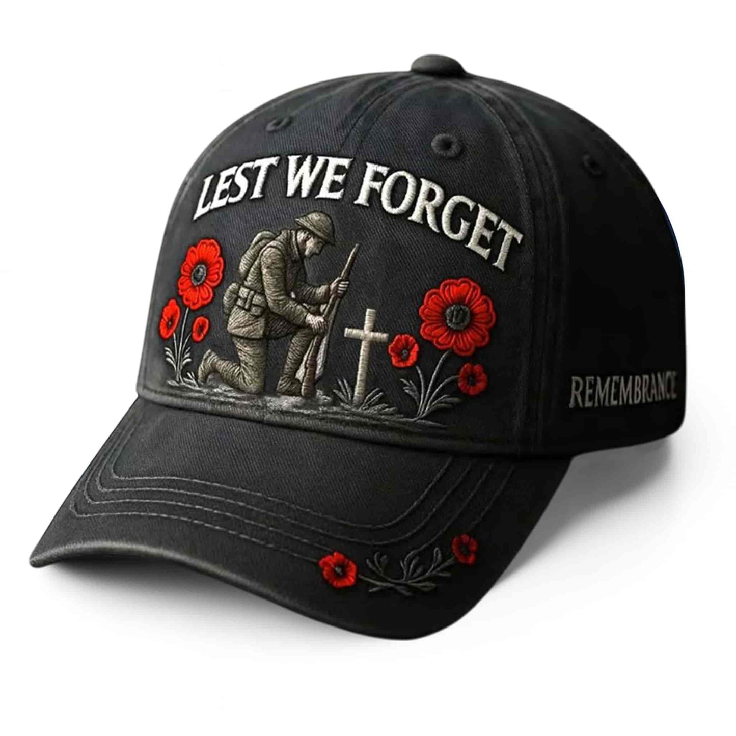 Heroes Never Forgotten Lest We Forget Remembrance Cap1