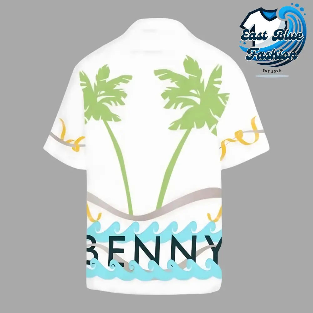 Jason Kelce Wearing A Flamingo Pink Aban Benny Hawaiian Shirt3
