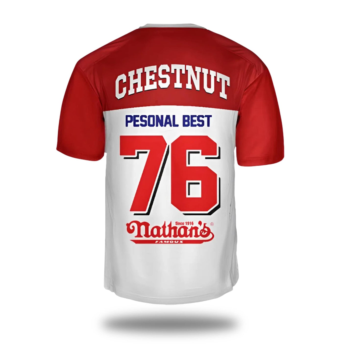 Joey Chestnut 17th Nathan Famous Hot Dog Jersey 20252