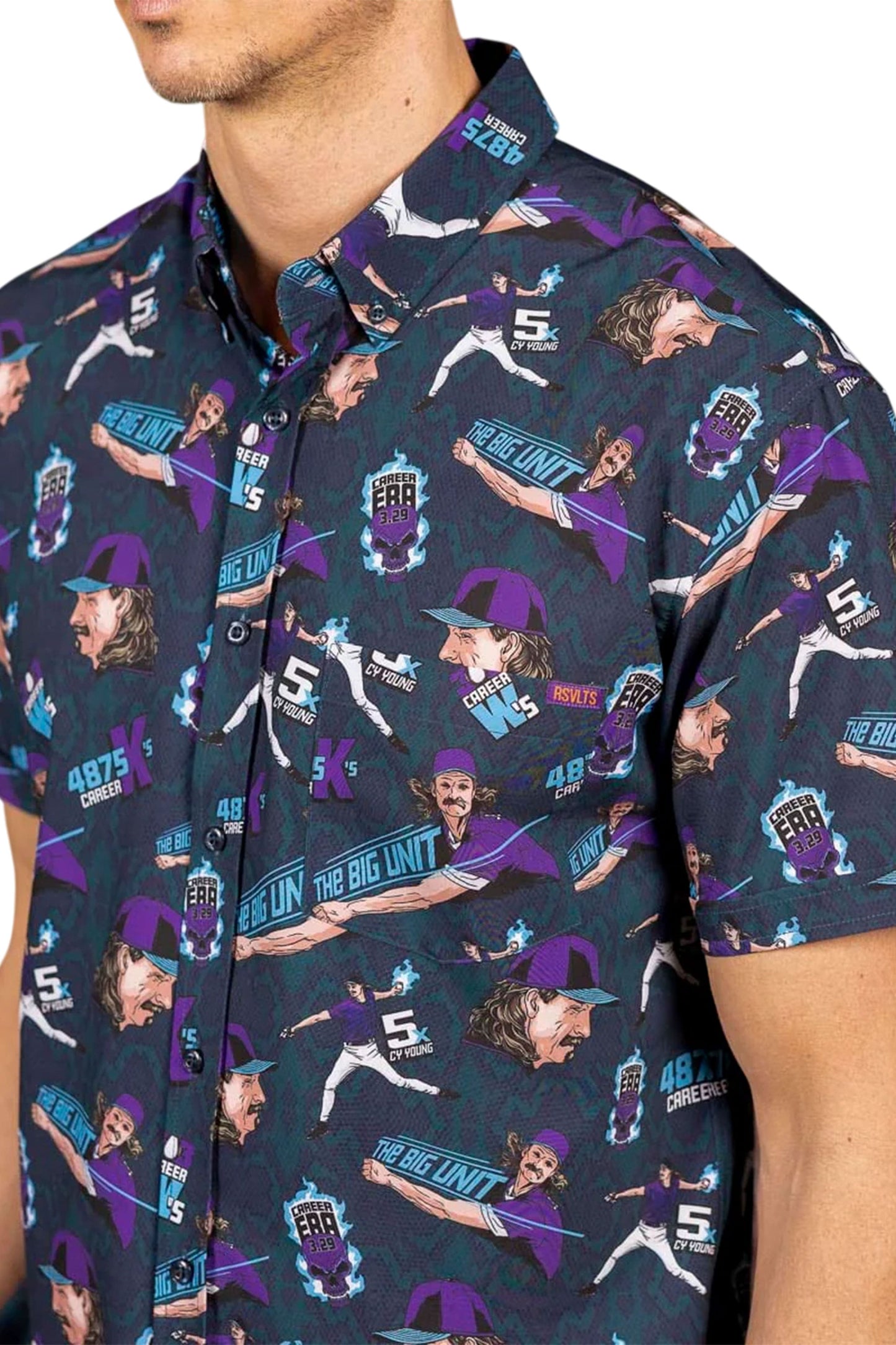 Luke Combs Wearing Randy Johnson Hawaiian Shirt1