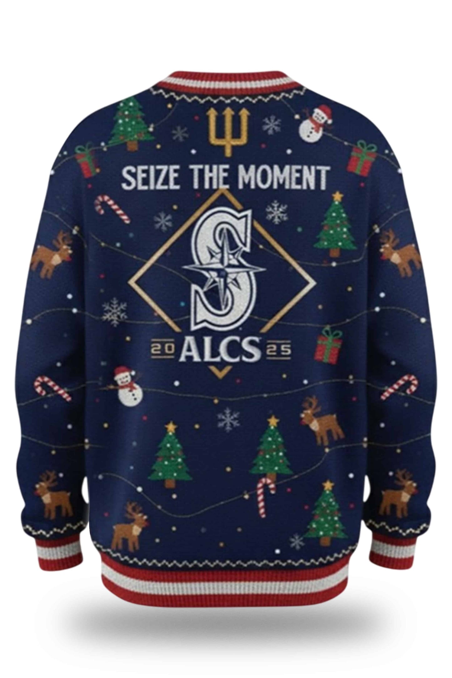 Mariners Seize The Moment ALCS 2025 Ugly Christmas Sweater2