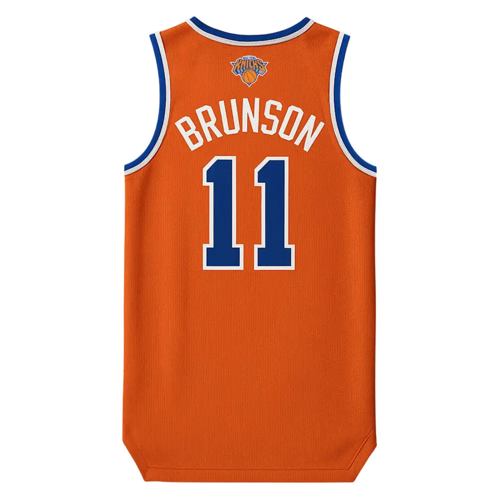 New York Knicks 2025 Playoffs Brunson 11 Basketball Jersey