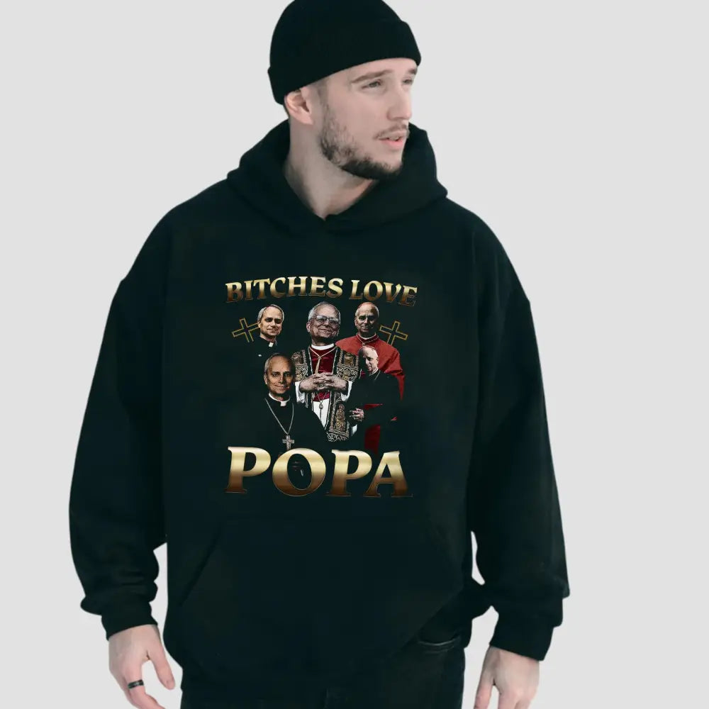 Pope LEO XIV Bitches Love Popa T-Shirt1