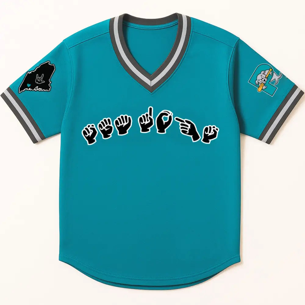 Portland Sea Dogs Hard Of Hearing Awareness Night Jersey 2025