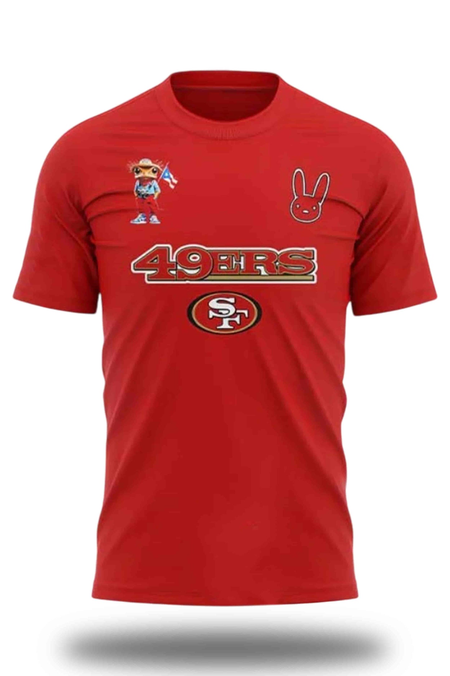 San Francisco 49ers x Bad Bunny Super Bowl 2025 Shirt1