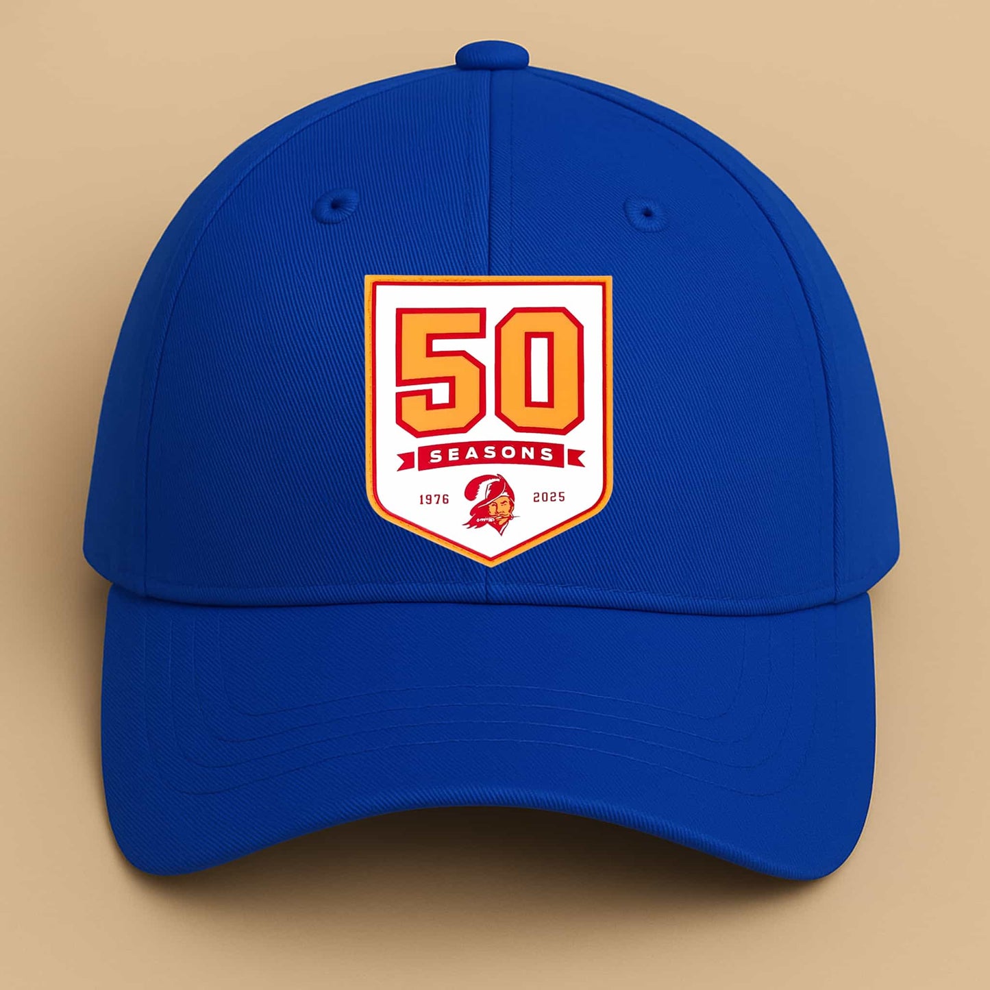 Tampa Bay Buccaneer 50th Season Essential 2025 Cap1