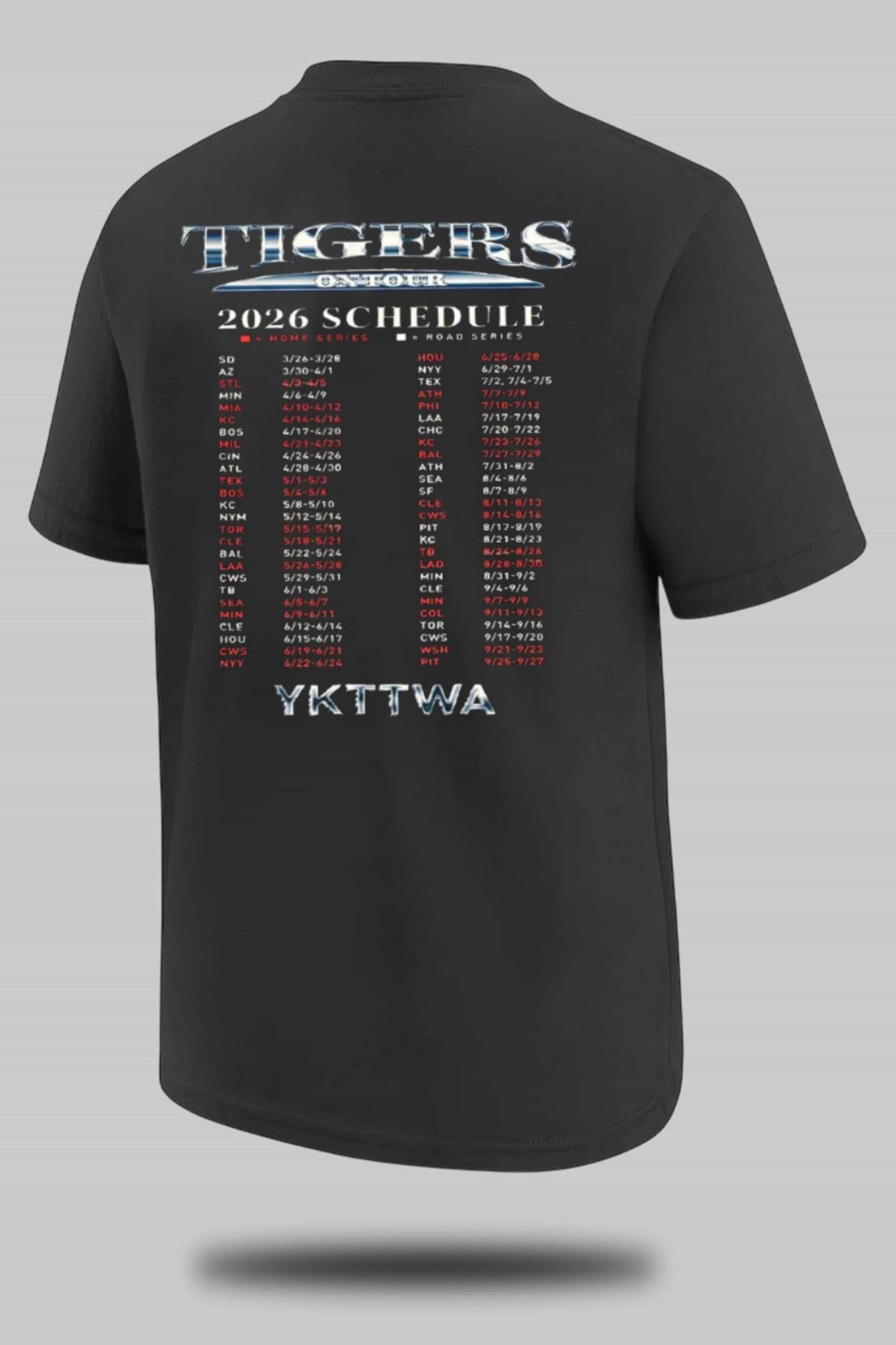 Tigers Won Again 2026 Schedule Shirt2