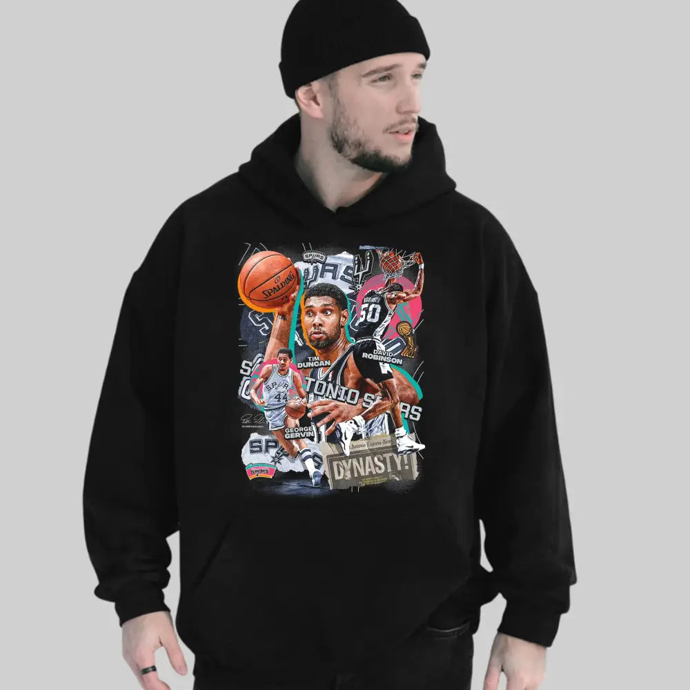 Tim Duncan Spurs 30 Teams 2025 Playoffs T-Shirt1