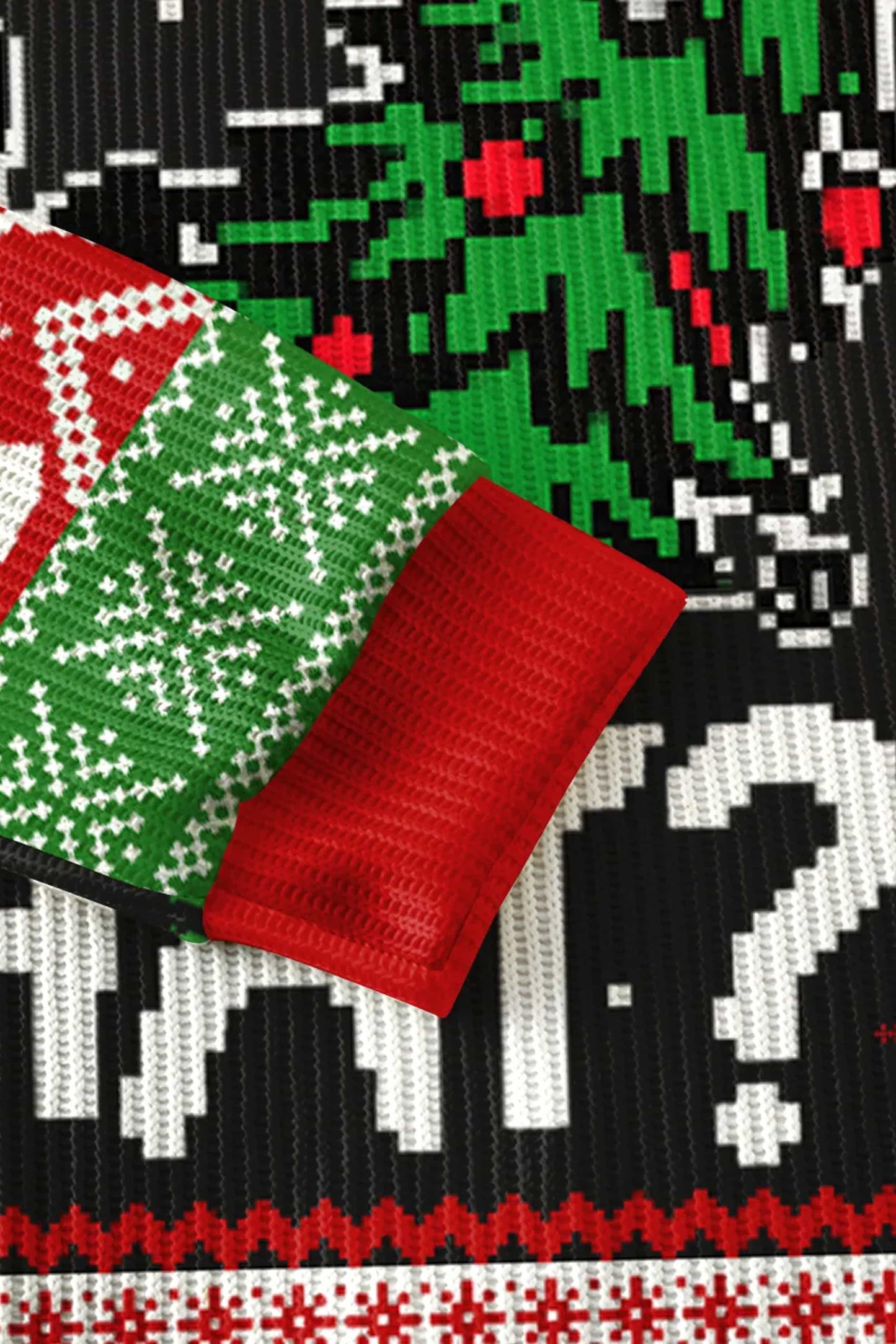 Troublemaker Cat Christmas Ugly Sweater3