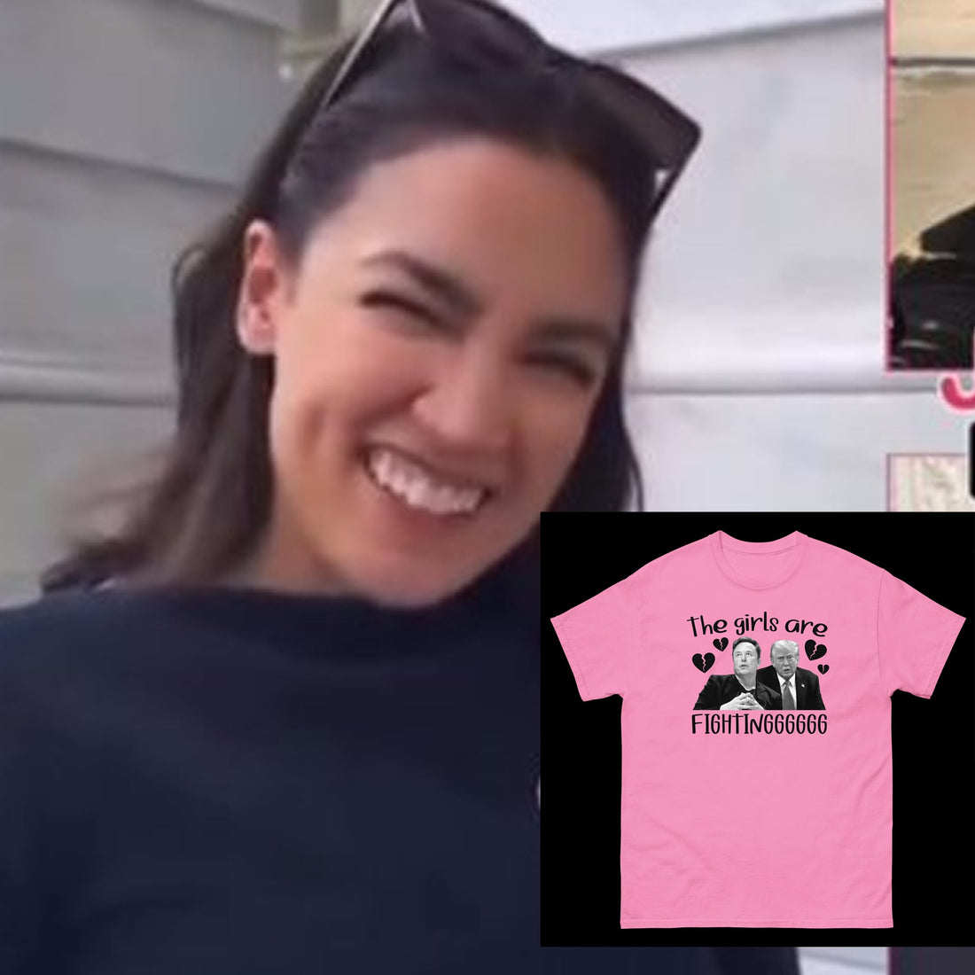 From AOC's Slogan to T-Shirt Phenomenon: When Trump and Musk "Fight"