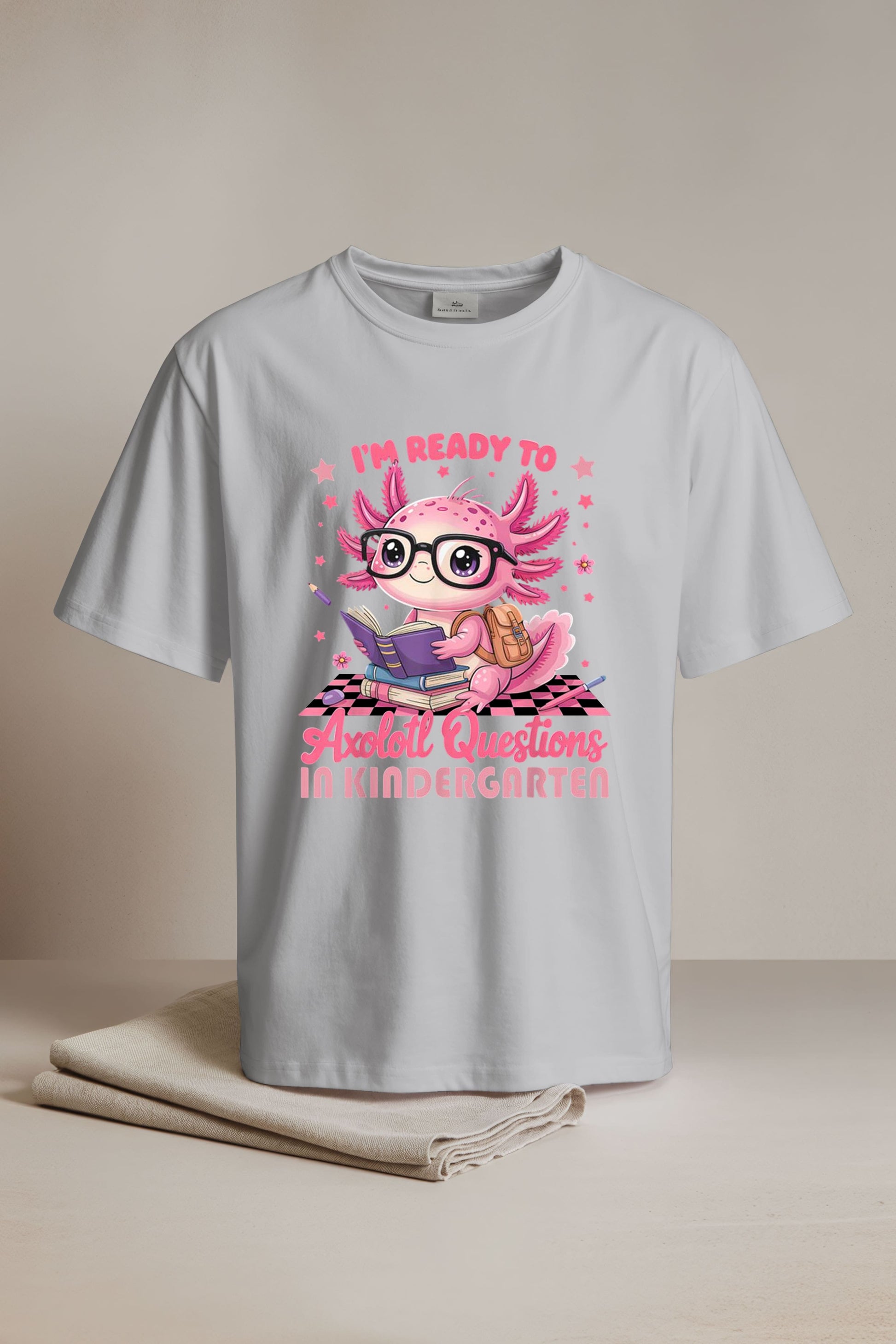 1st Day Of Kindergarten Axolotl Back To School Girls shirt1