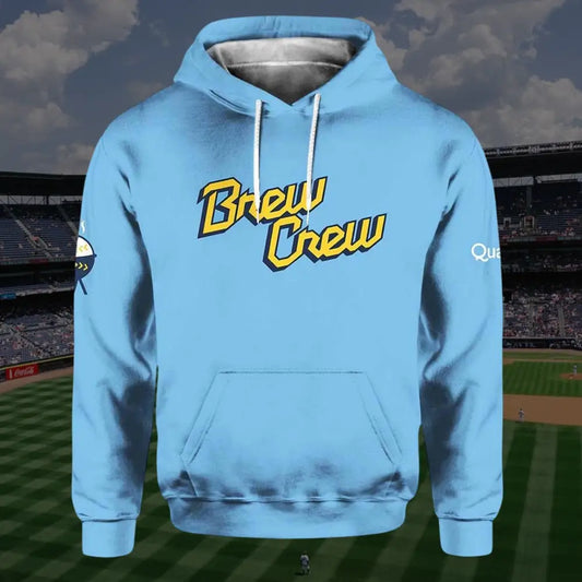 2025 Brewers Long Sleeve Lightweight Hoodie Giveaway