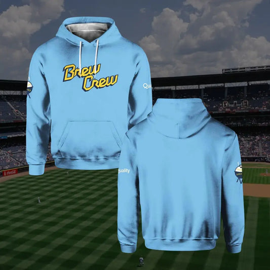 2025 Brewers Long Sleeve Lightweight Hoodie Giveaway