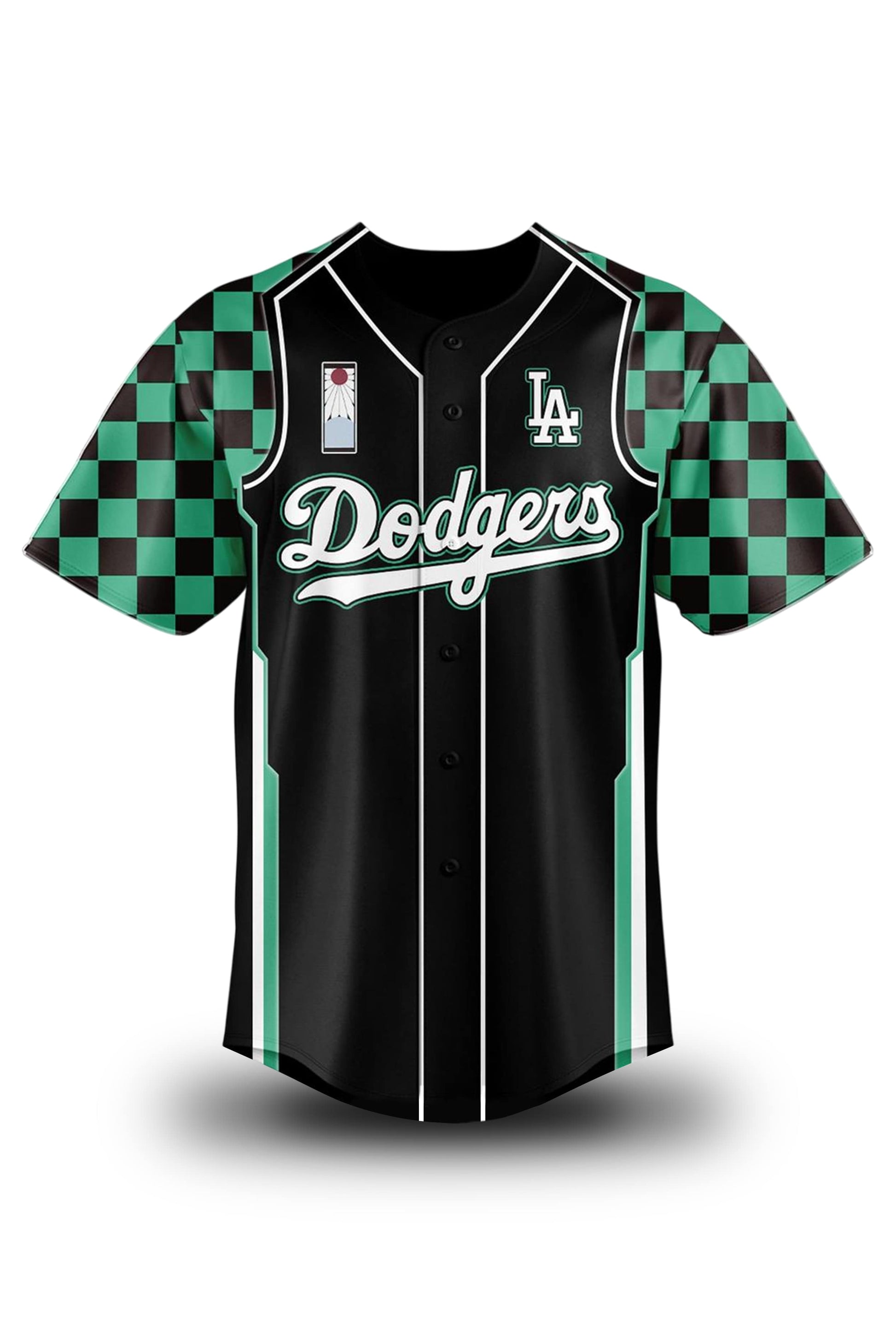 2025 Dodgers x Demon Slayer August 15 Jersey1