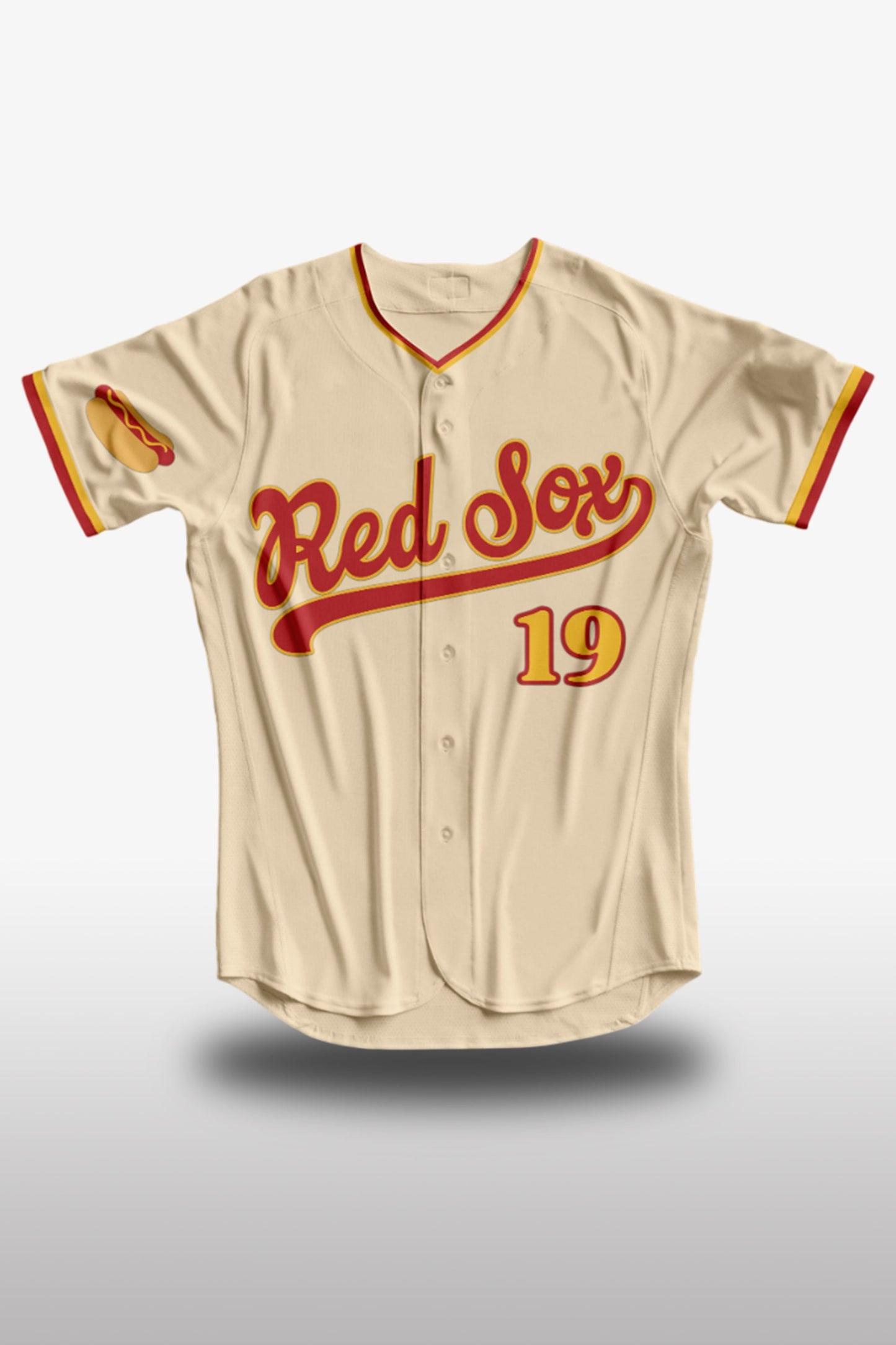 2025 Red Sox Hot Dog Themed Jersey2