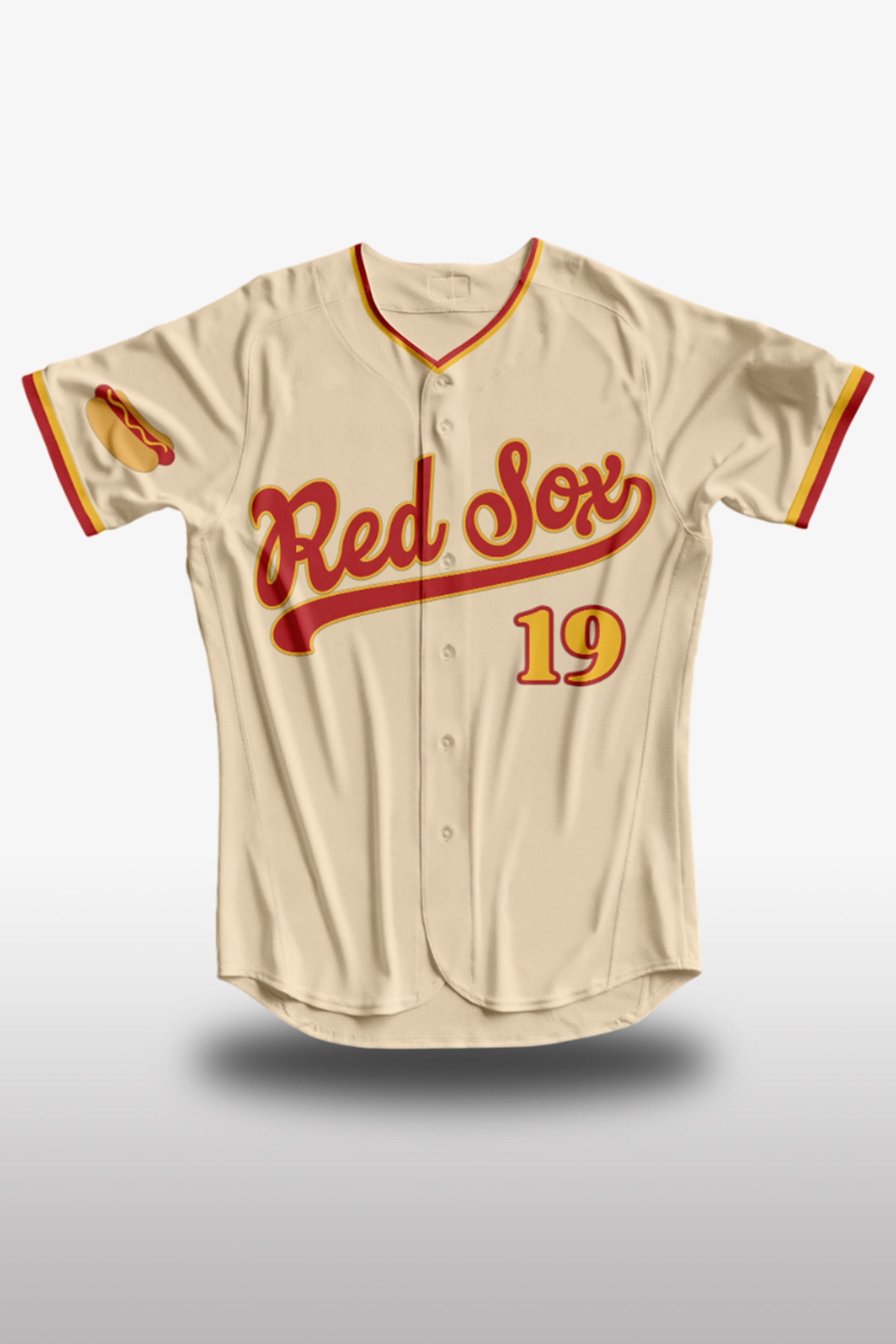 2025 Red Sox Hot Dog Themed Jersey2