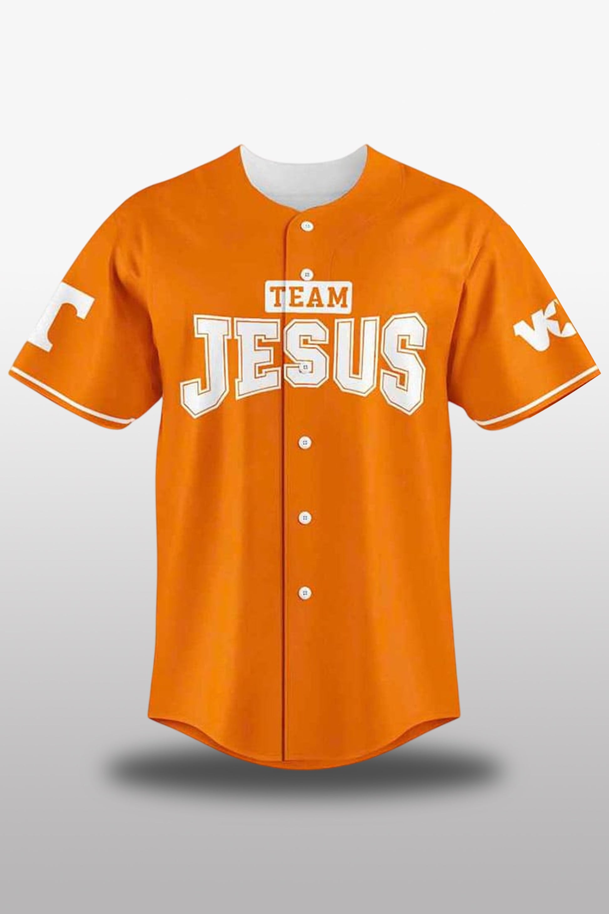 2025 Tennessee Football Team Jesus Baseball Jersey2