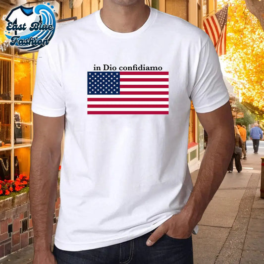 Adams In Dio Confidiamo American T-Shirt