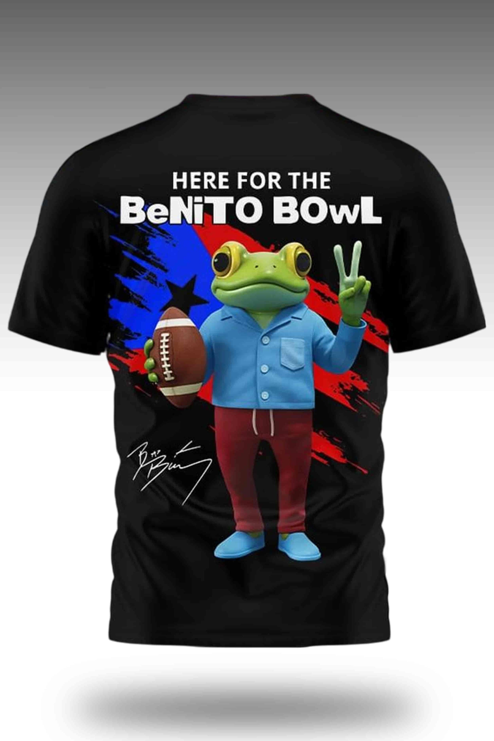 Bad Bunny Here For The Benito Bowl Shirt2