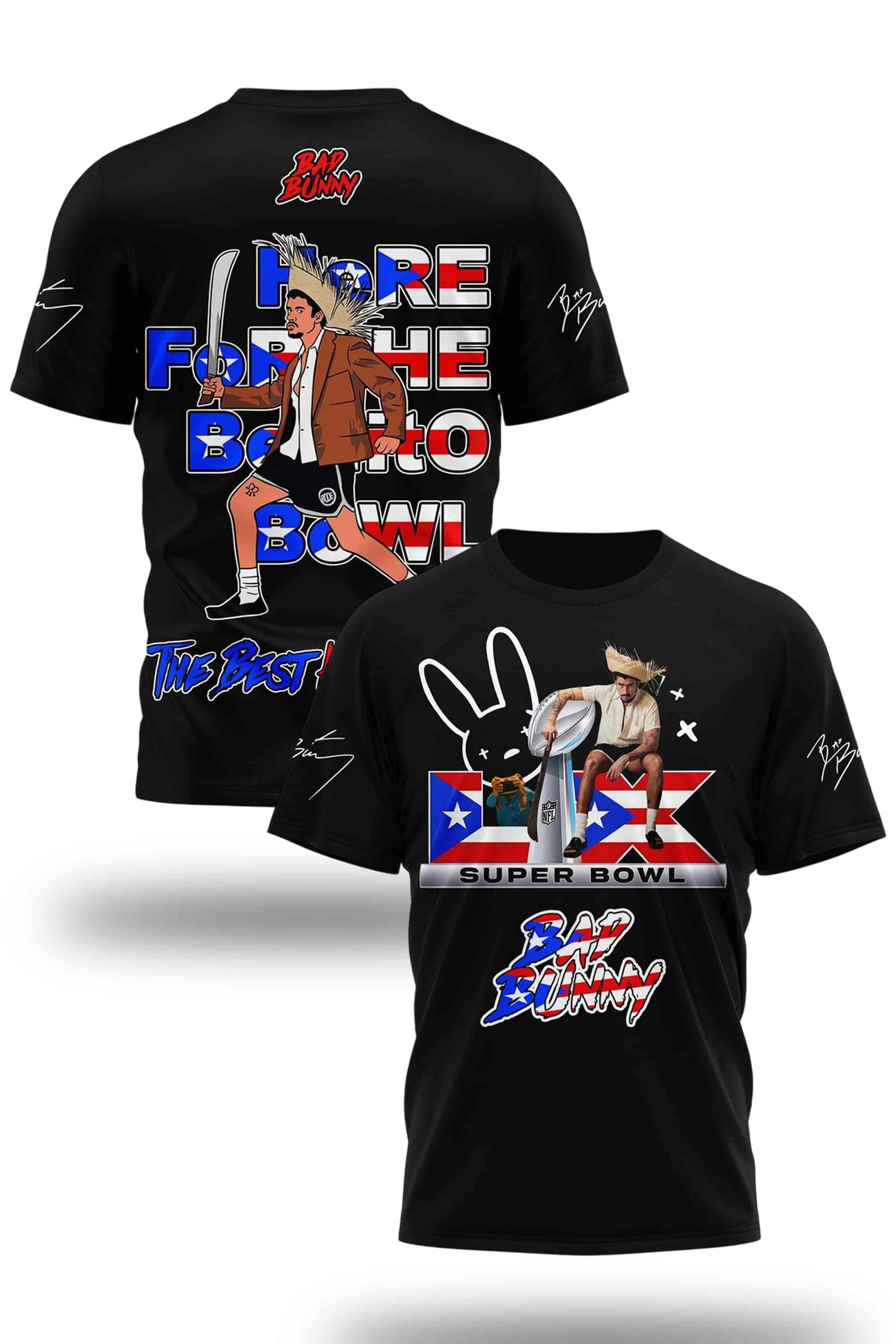 Bad Bunny The Best Half Time Super Bowl Shirt