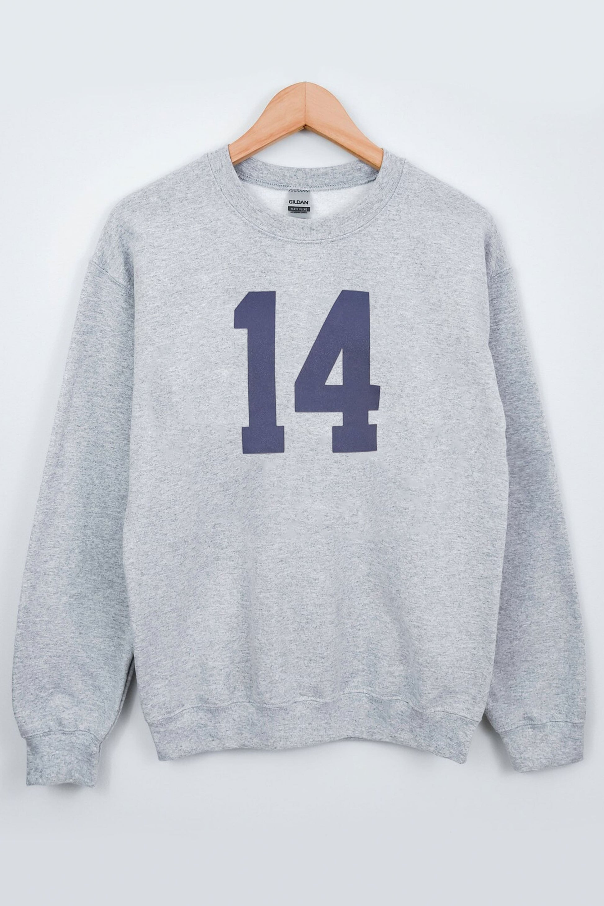 Belly's Grey 14 Print Sweatshirt