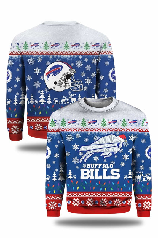 Bills Rivalries Cold 2025-2026 Ugly Christmas Sweater