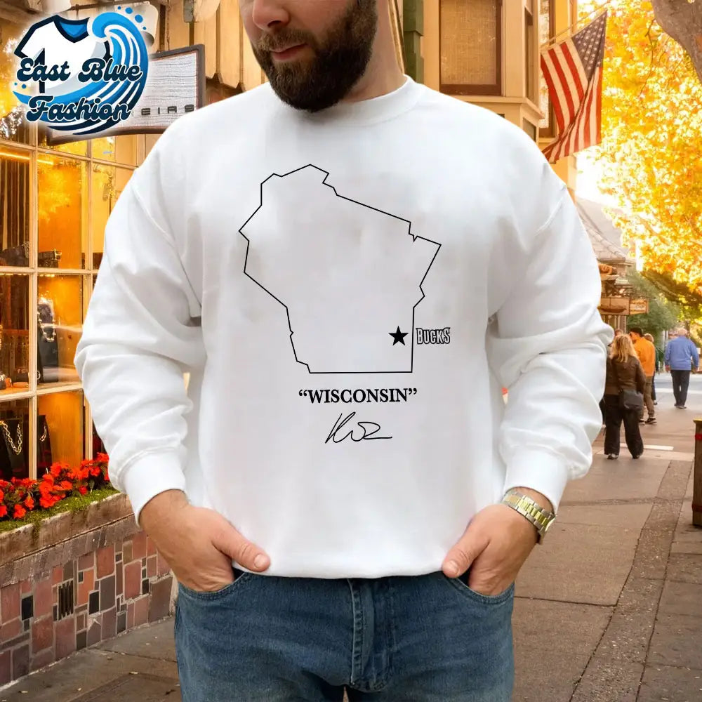 Bucks Wisconsin Signature Kuz T-Shirt2