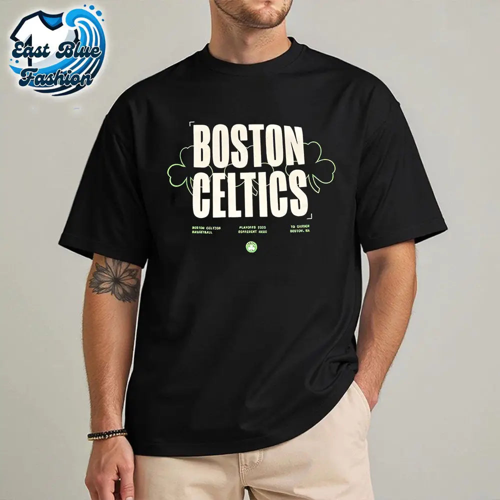 Calm Boston Celtics Basketball Playoff 2025 T-Shirt2