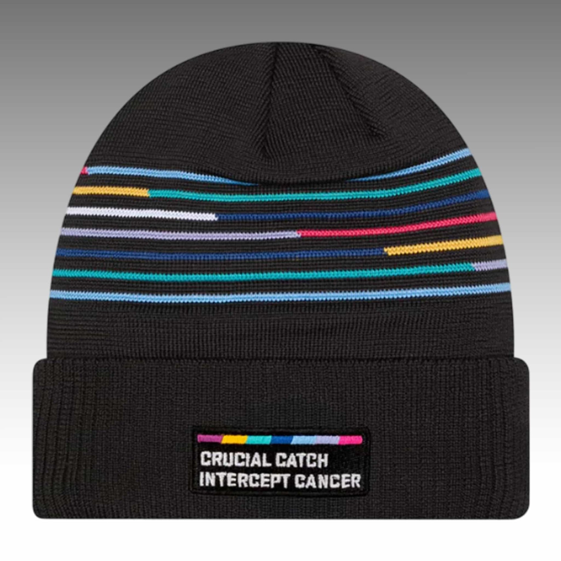 Carolina Panthers 2025 Crucial Catch Cuff Knit Hat1