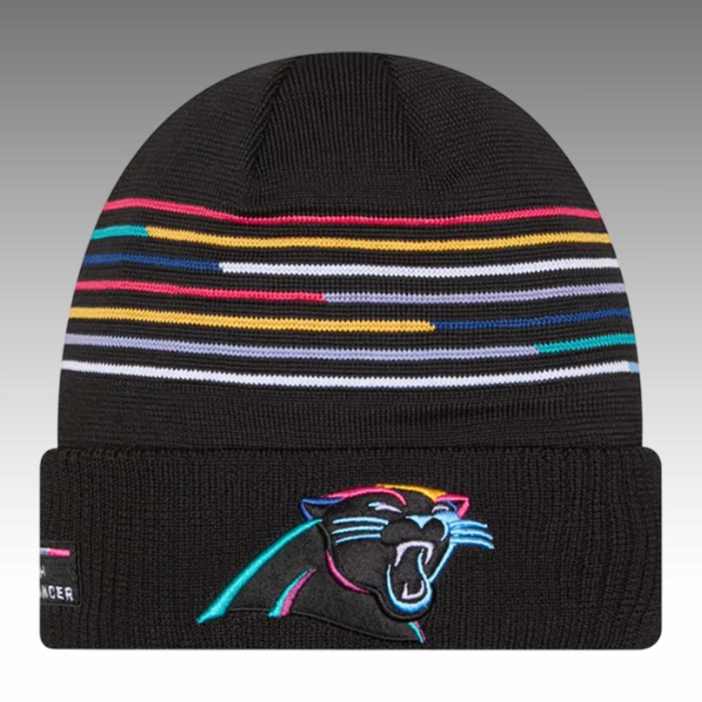 Carolina Panthers 2025 Crucial Catch Cuff Knit Hat2