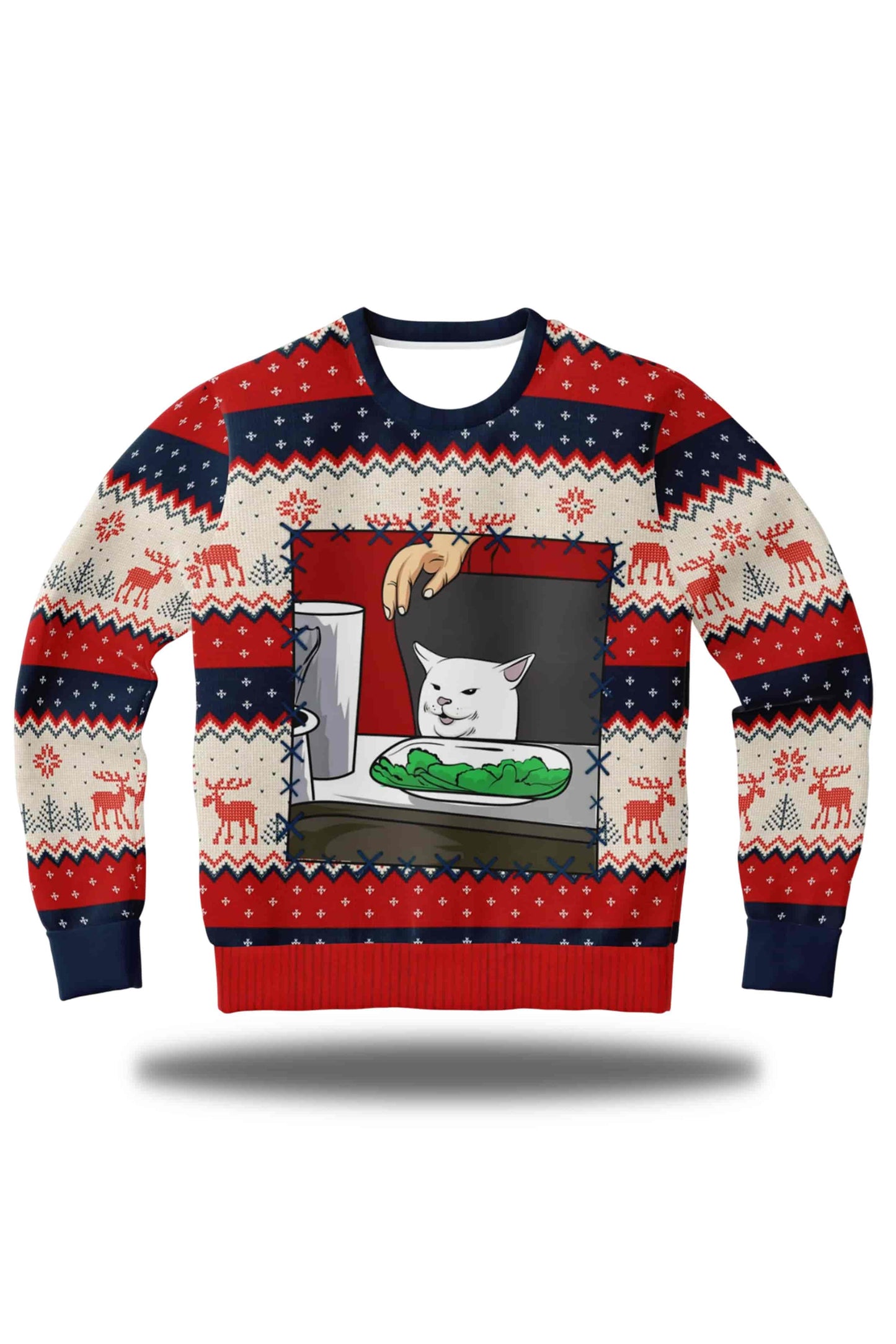 Cat Meme Ugly Christmas Sweater 20251