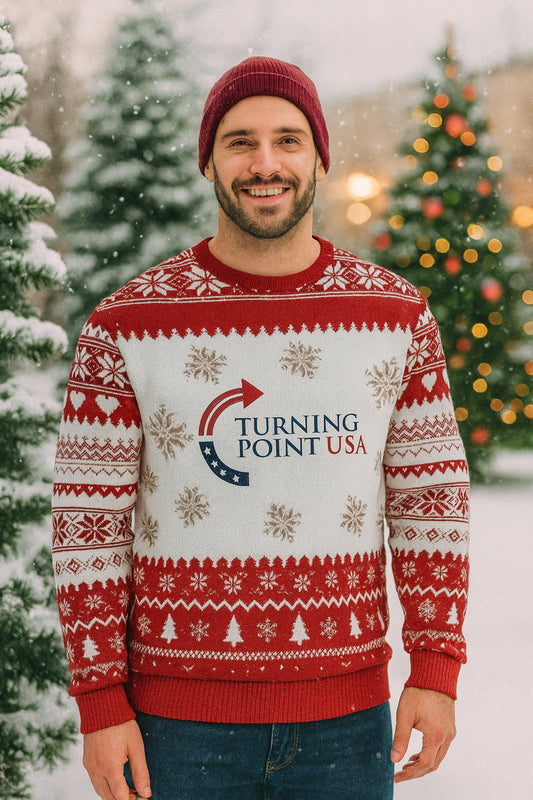 Charlie Kirk Turning Point USA Ugly Sweater