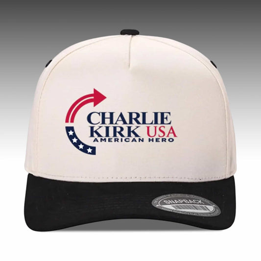 Charlie Kirk USA American Hero Hat