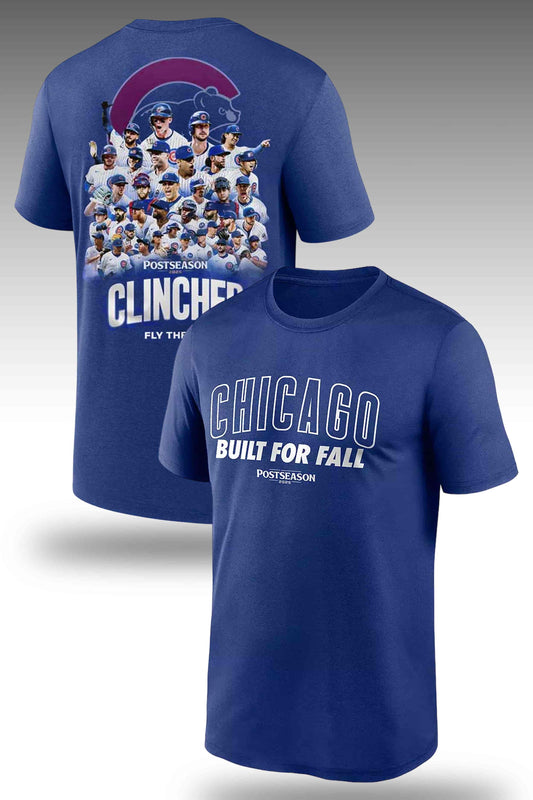 Chicago Cubs Built for Fall 2025 Postseason Locker Room Shirt