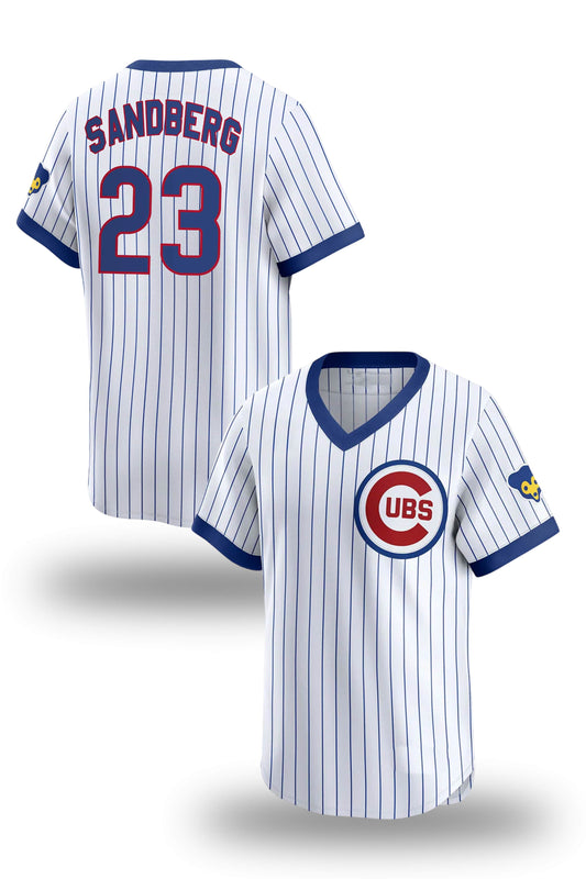 Chicago Cubs Ryne Sandberg 1957-78 V-Neck Jersey