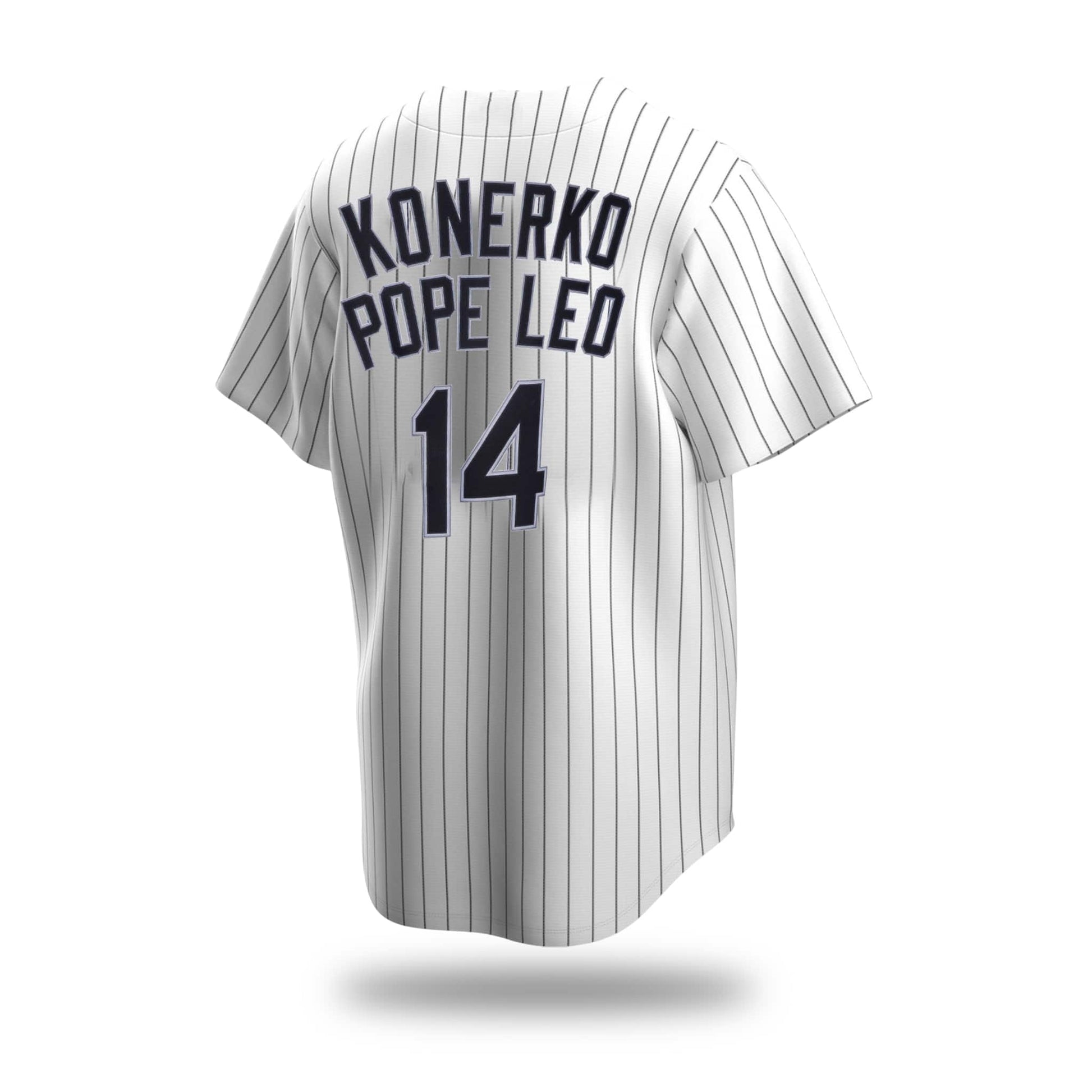 Chicago Sox Paul Konerko And Pope Leo XIV Jersey2