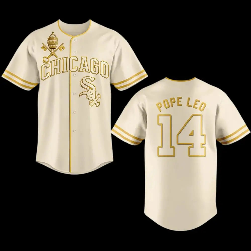 Chicago White Sox Pope 14 Vatican City Connect Jersey2